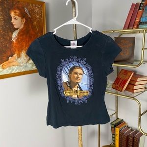 Vintage Y2K pirates of the Caribbean baby doll tee